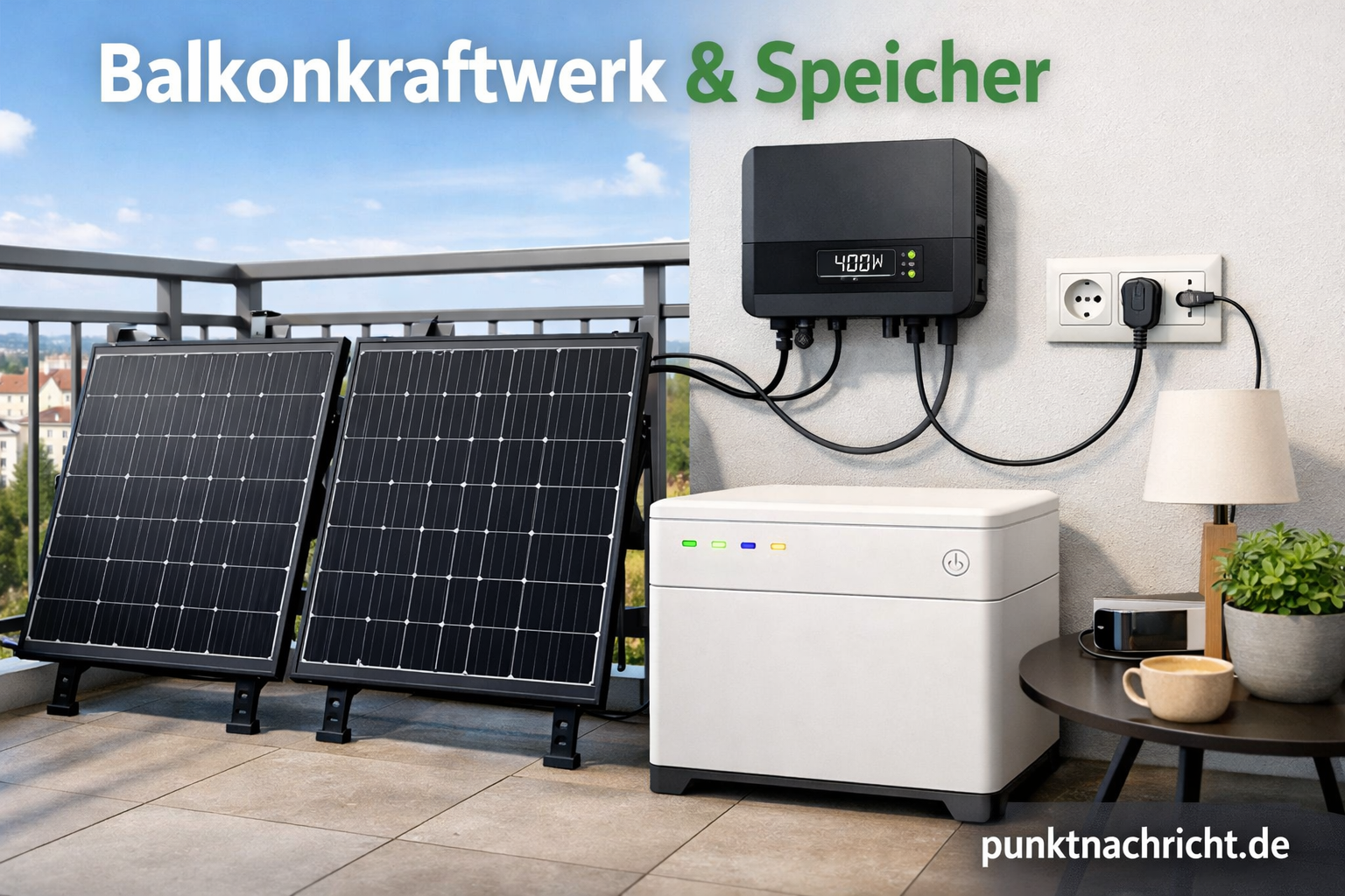 balkonkraftwerk speicher